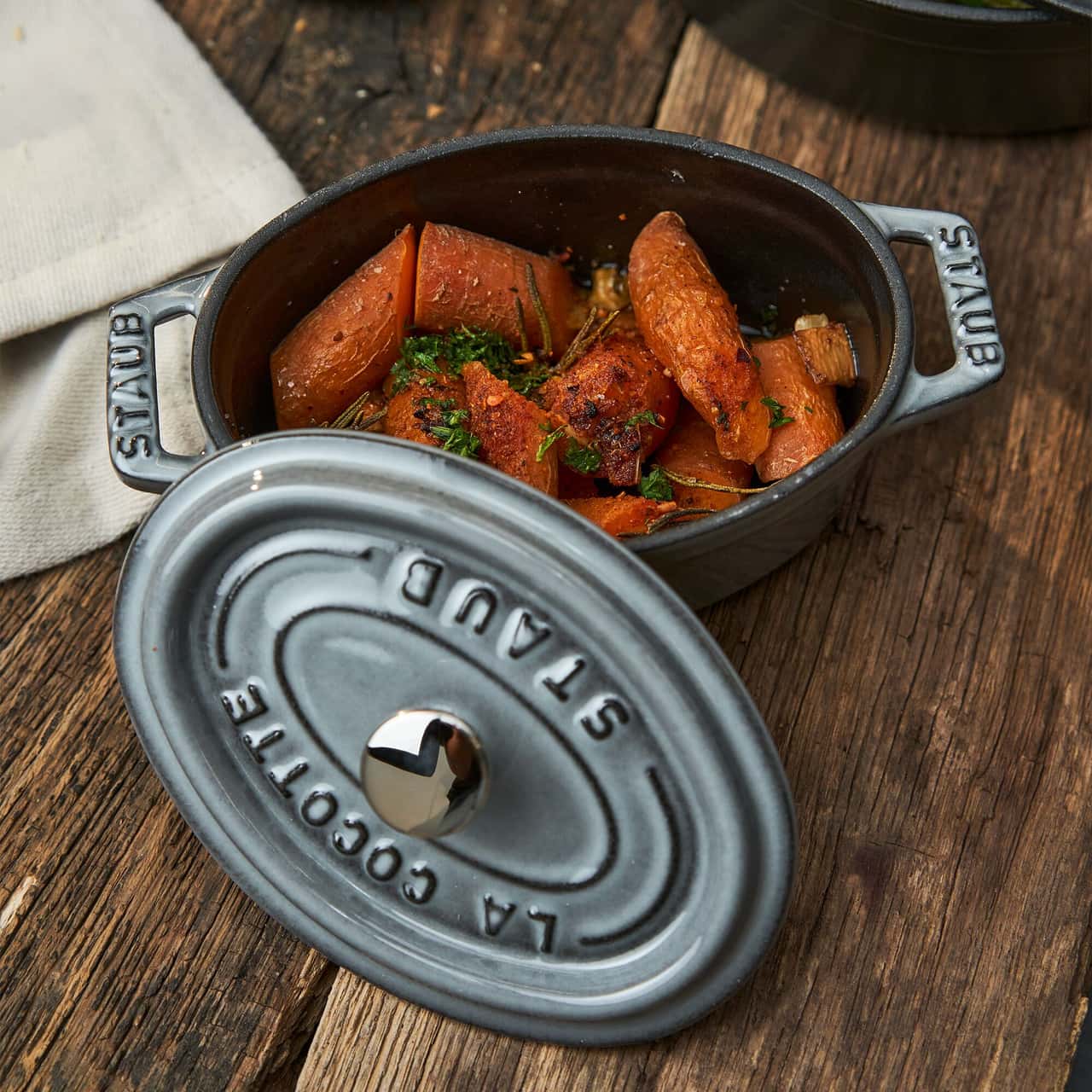 STAUB | LA COCOTTE - Mini Cocotte - Ø 110mm - Gusseisen - Graphit-Grau