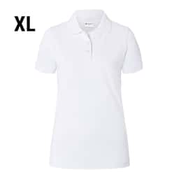 KARLOWSKY | Damen Workwear Poloshirt Basic - Weiß - Größe: XL