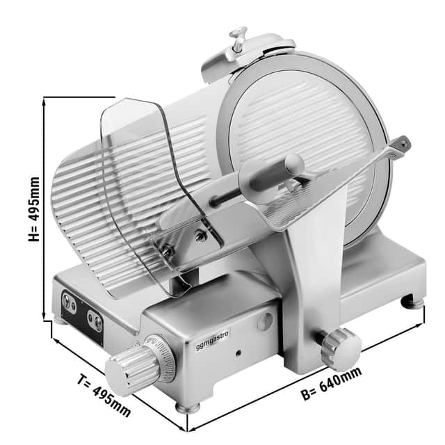 Aufschnittmaschine - 210 Watt - Messer: Ø 300mm