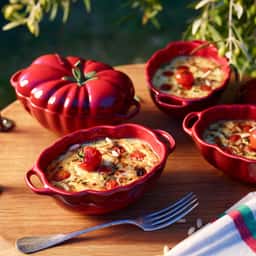 STAUB | CERAMIQUE - Cocotte - Form Tomate- Ø 160mm - Keramik - Kirsch-Rot