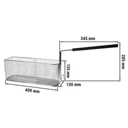 Halbkorb für Fritteuse - 11 Liter