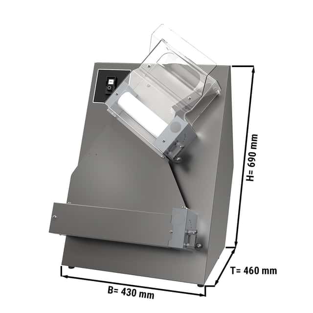 Teigausrollmaschine / Teigausroller - für 30 cm Pizzateig