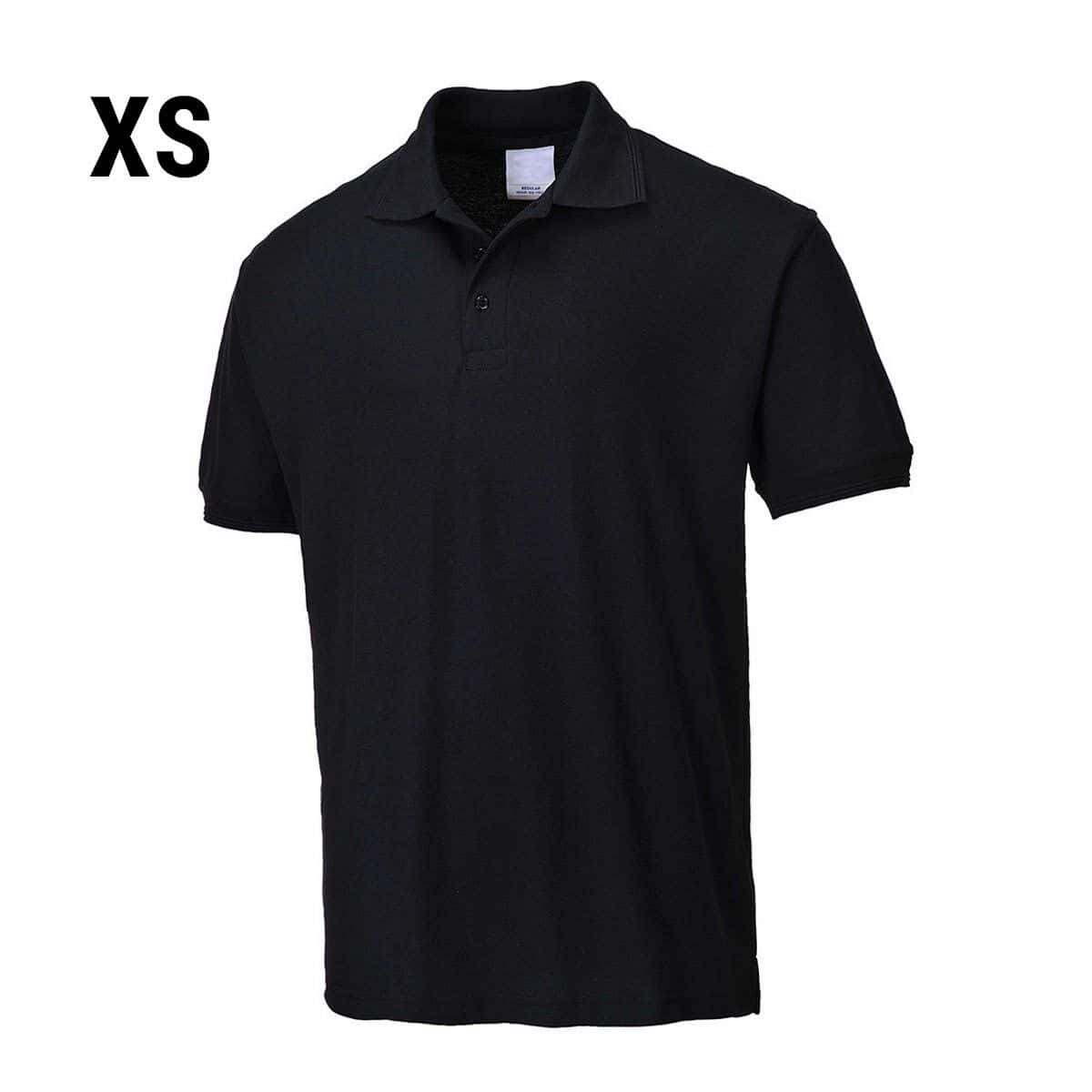 Herren Poloshirt - Schwarz - Größe: XS