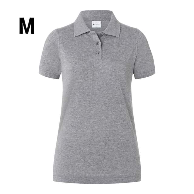 KARLOWSKY | Damen Workwear Poloshirt Basic - Hellgrau - Größe: M