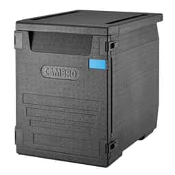 CAMBRO | CAM GOBOX® - Frontloader - EN 60x40 - mit 6 Auflageschienen - Schwarz