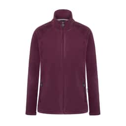 KARLOWSKY | Damen Workwear Fleecejacke Warm-Up - Aubergine - Größe: M