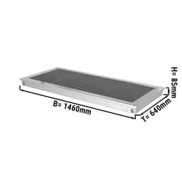 Einbau Warmhalteplatte - 1,5m - 4x GN 1/1
