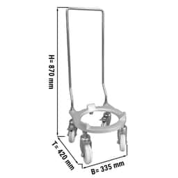 Kessel-Transportwagen - 335x420mm - passend für PLRM40H & PLRM60H