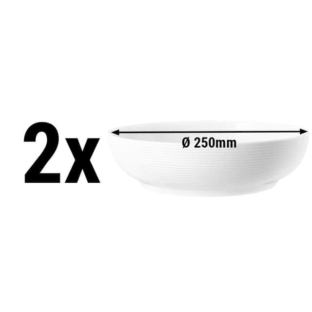 (2 pieces) Seltmann Weiden - Foodbowl - Ø 250 mm