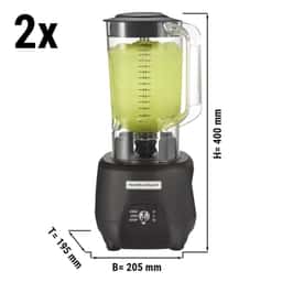 (2 Kusy) HAMILTON BEACH | Barový mixér HBB908R - 1,25L - 745W