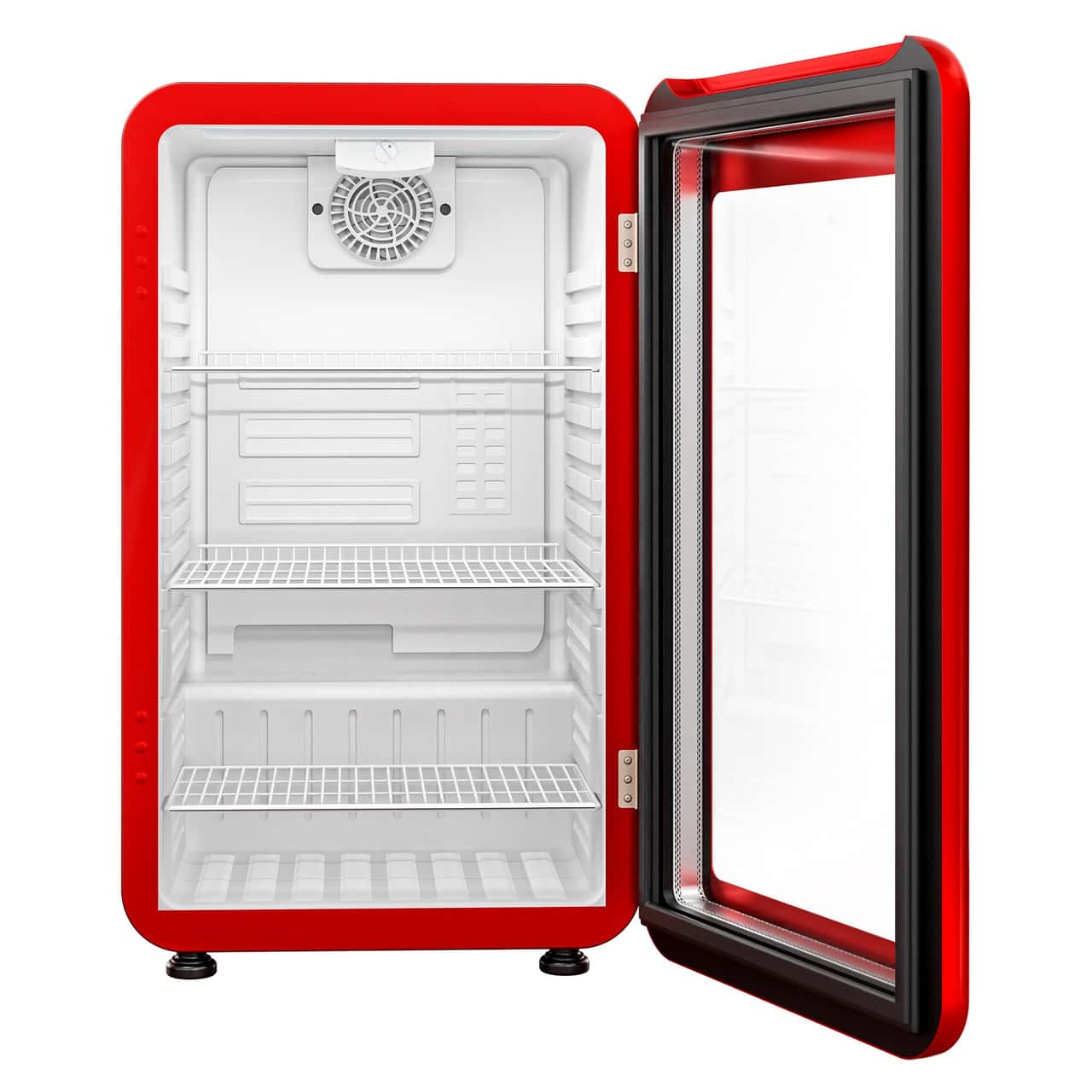 Minibar-Kühlschrank - 500mm - 120 Liter - 1 Glastür & LED-Beleuchtung