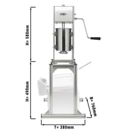 Churro Maschine - 3 Liter - inkl. verstellbarem Untergestell