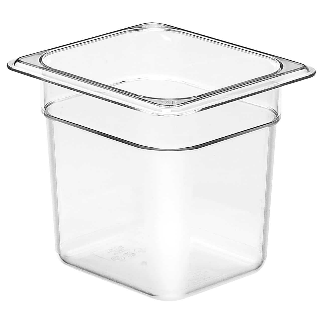 (6 Stück) CAMBRO | CAMWEAR® -  Polycarbonat GN-Behälter 1/6 - Clear - Tiefe 150 mm