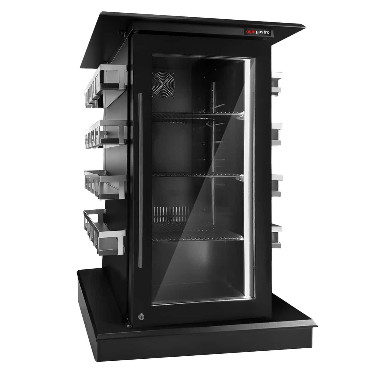 Konferenzkühlschrank - 820mm - 110 Liter - mit 1 Glasflügeltür