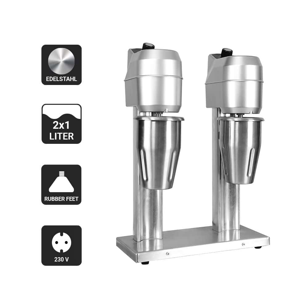 Spindelmixer ECO - mit 2 Rührwerken - 2x 1000ml - 2x300 Watt