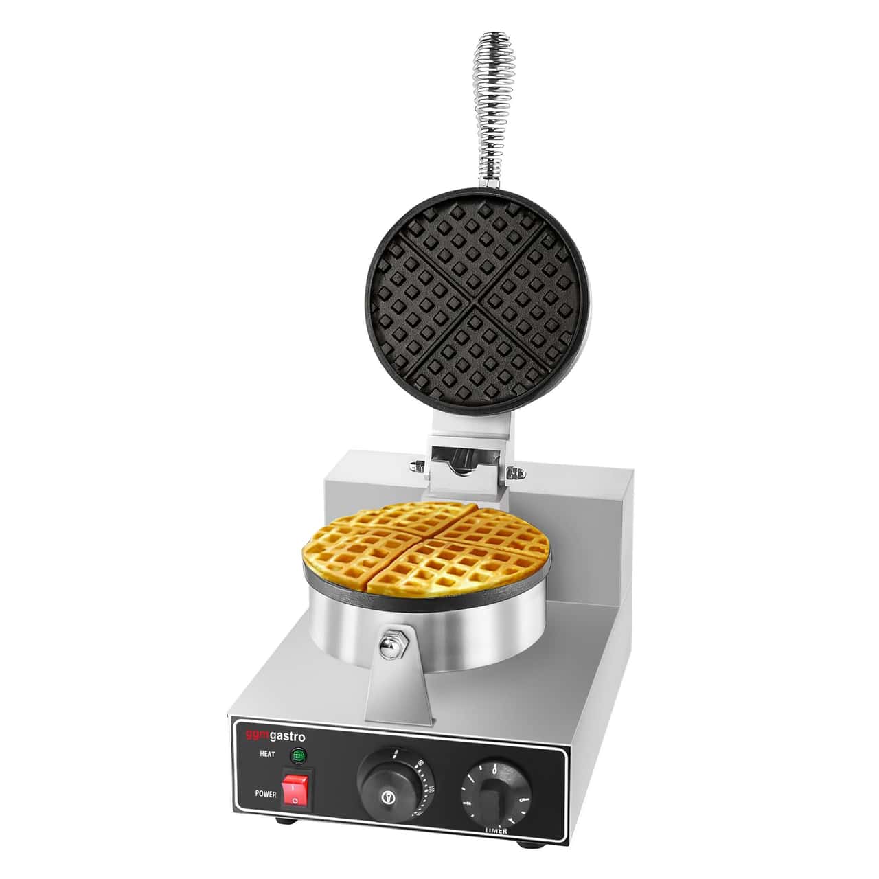 Waffeleisen - Einzeln - 1,3kW - Form: Rund - Ø 180mm