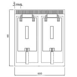 Elektrická fritéza - 11,5 +11,5L (18 kW)