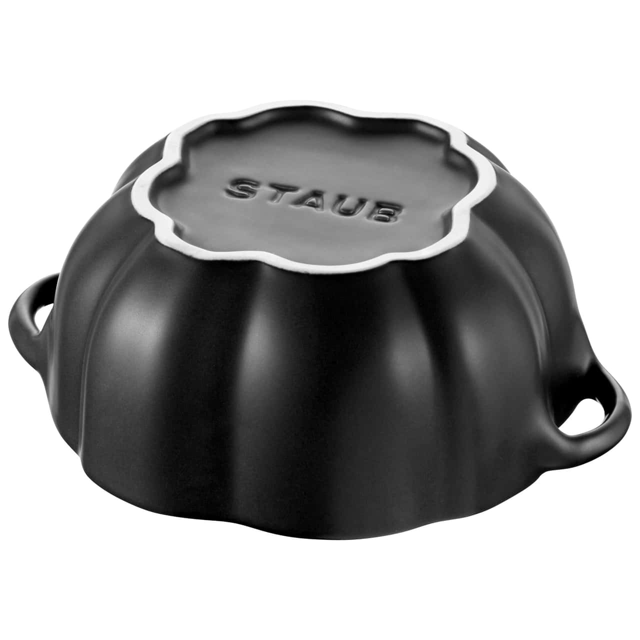 STAUB | CERAMIQUE - Cocotte Set- 4-tlg - Form Kürbis - Ø 150mm - Keramik - Schwarz