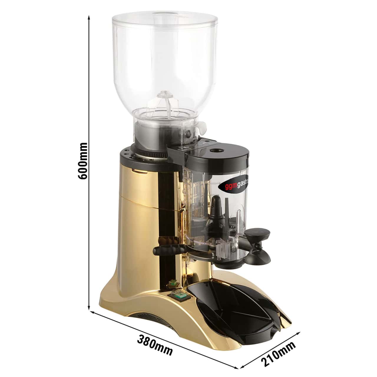 Kaffeemühle - Gold - 2kg - 356 Watt - 77dB