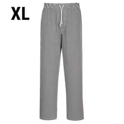 Kochhose Bromley - Schwarzkaro - Größe: XL