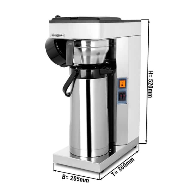 Filterkaffeemaschine - 2,2 Liter - 2,2 kW - mit Thermokinetik - inkl. Pumpthermoskanne