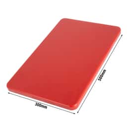 Schneidebrett - 300x500mm - Dicke 20mm - Rot