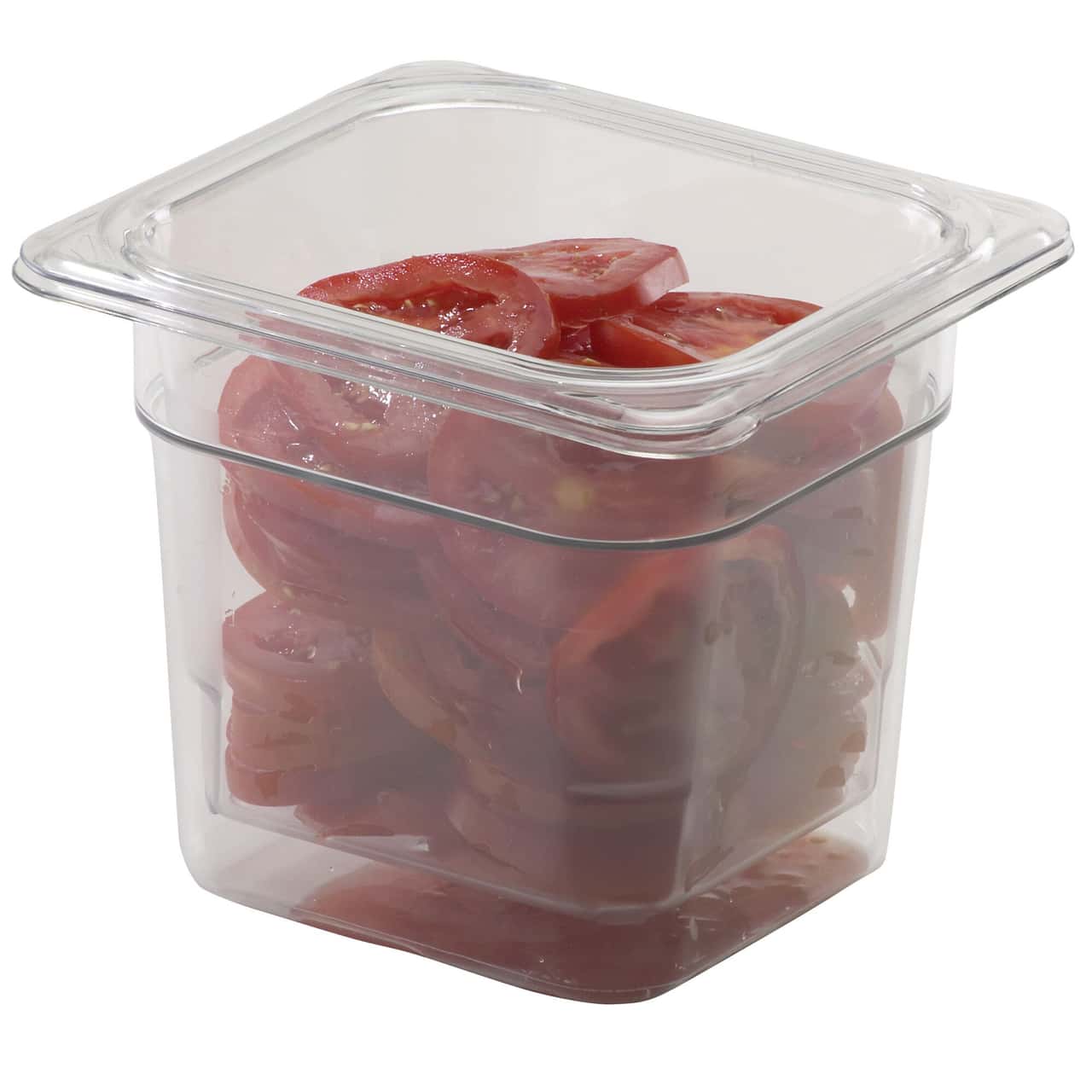 (6 Stück) CAMBRO | CAMWEAR® -  Polycarbonat GN-Behälter 1/6 - Clear - Tiefe 150 mm