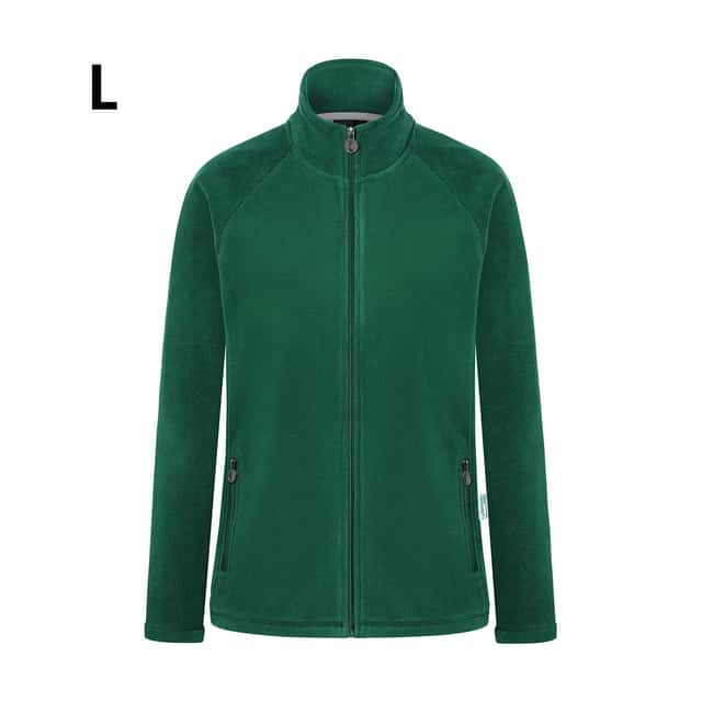 KARLOWSKY | Damen Workwear Fleecejacke Warm-Up - Waldgrün - Größe: L