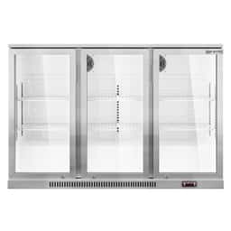 Barkühlschrank - 1330mm - 320 Liter - mit 3 Glasflügeltüren - Edelstahl