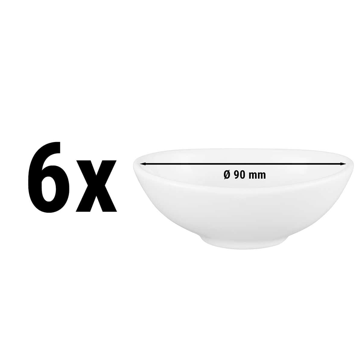 (6 pieces) Seltmann Weiden - Bowl oval - 90 mm