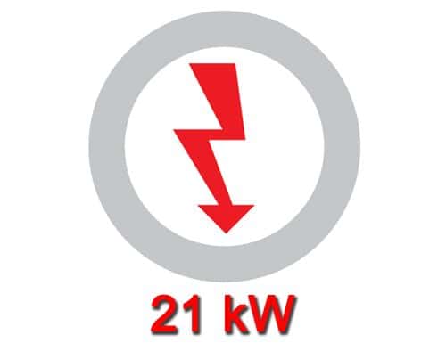 Elektroherd - 21 kW - 6 Platten Eckig