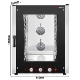 Bäckerei-Gas-Kombidämpfer - Manuell - 10x GN 1/1 oder EN 60x40