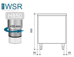 Wärmeschrank PREMIUM - 1000x700mm