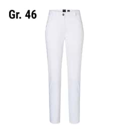 KARLOWSKY | Damen 5-Pocket-Hose - Weiß - Größe: 46