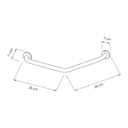 Haltegriff - Edelstahl - Länge: 260mm