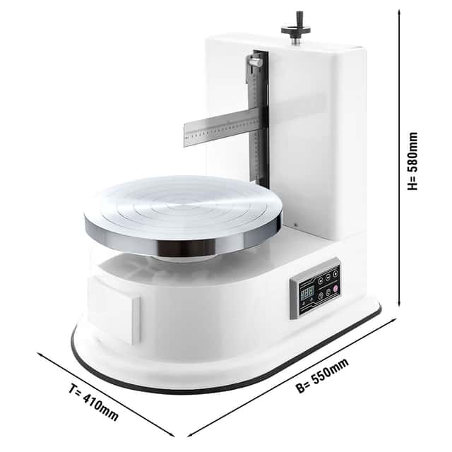 Torten Glättungsmaschine - 60 Watt - Weiß