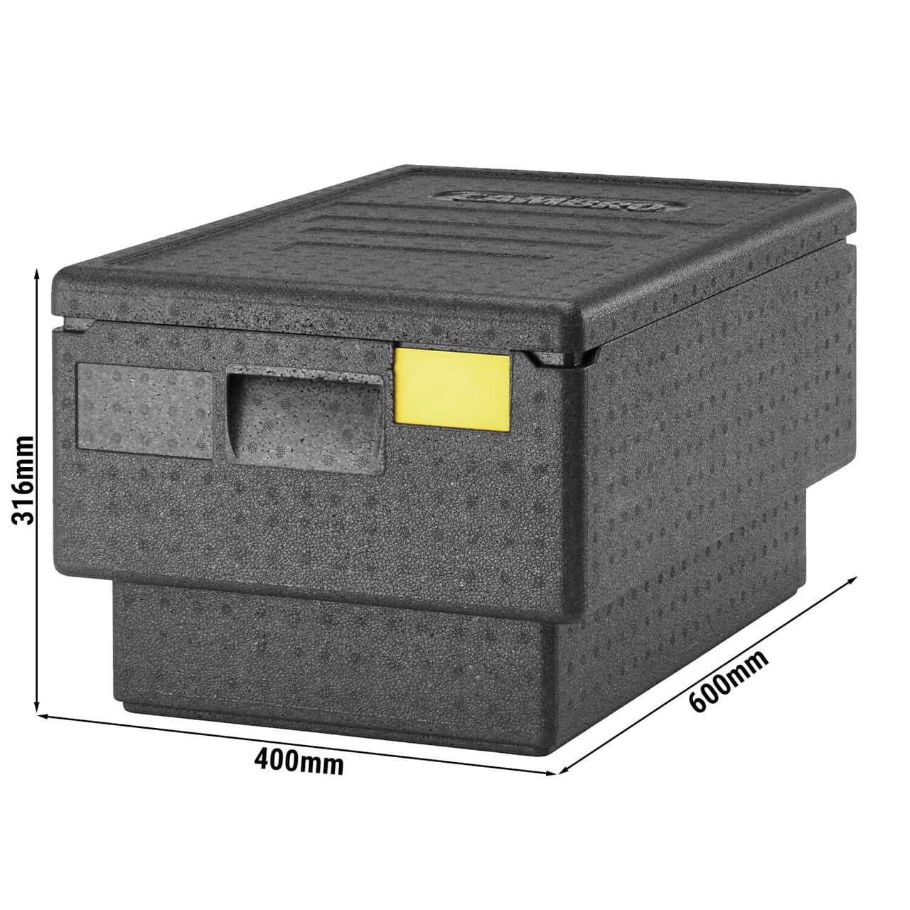 CAMBRO | CAM GOBOX® - Toploader - GN 1/1 - stapelbar - Schwarz