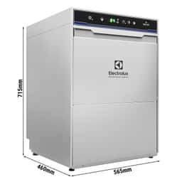 ELECTROLUX | Doppelwandige Gläserspülmaschine - Digital - 3,3 kW - mit Reiniger-, Klarspüler- & Laugenpumpe