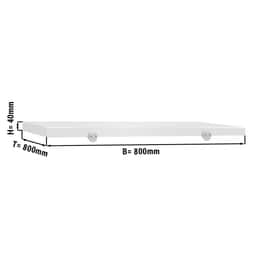 Cutting board for work table - 800x800mm - White