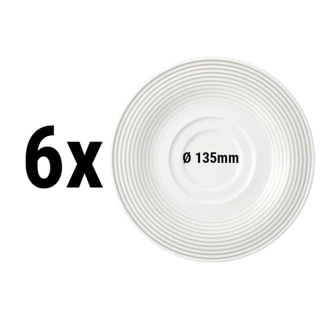 (6 pieces) Seltmann Weiden - Saucer - Ø 135 mm