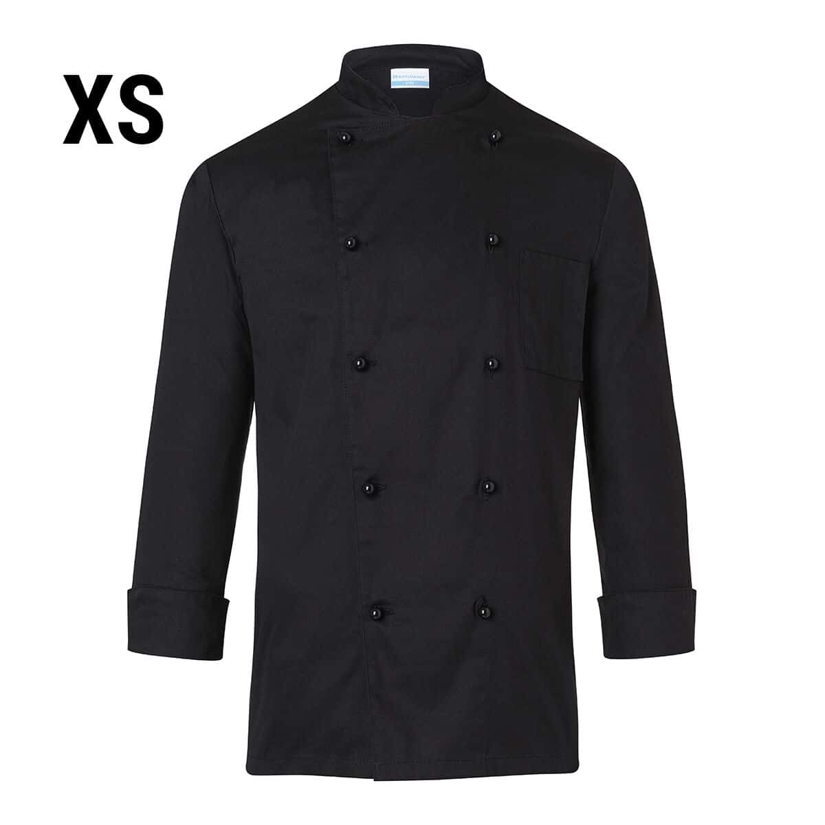 KARLOWSKY | Kochjacke Basic - Schwarz - Größe: XS