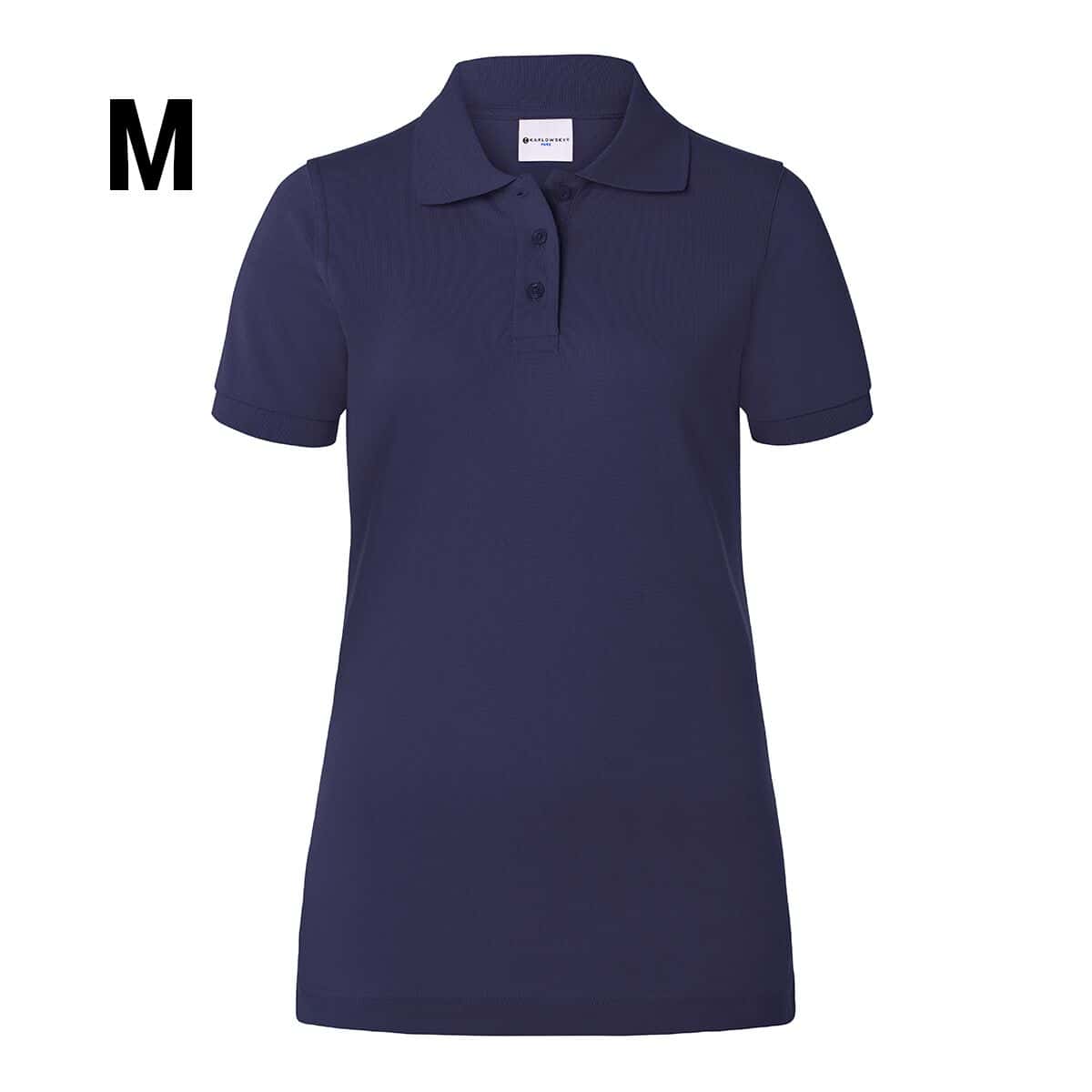 (6 Stück) KARLOWSKY | Damen Workwear Poloshirt Basic - Marine - Größe: M