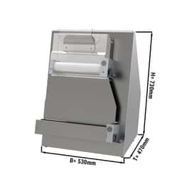 Teigausrollmaschine / Teigausroller - für 40 cm Pizzateig