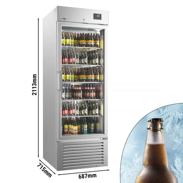 Getränkekühlschrank SUPERCOOLER - 1 Glastür - kühlen auf unter 0 °C