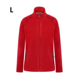 KARLOWSKY | Damen Workwear Fleecejacke Warm-Up - Rot - Größe: L