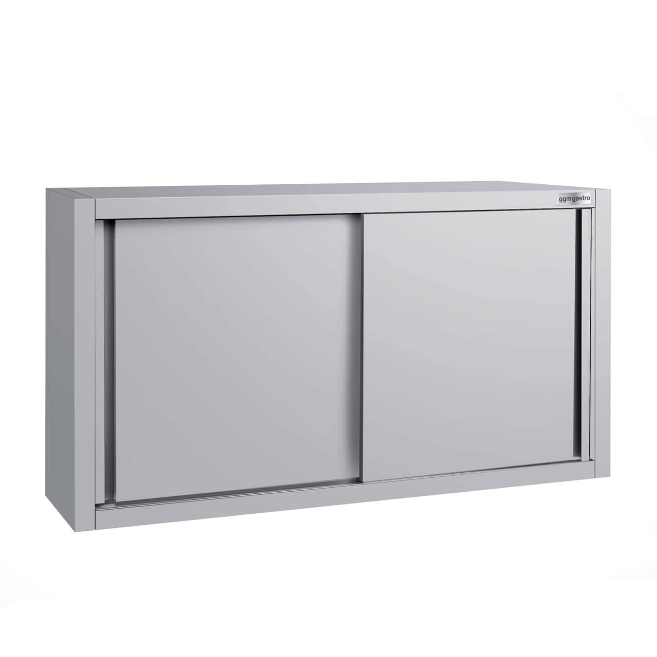 Edelstahl Wandhängeschrank ECO - 1200x400mm - mit Schiebetür - 650mm hoch