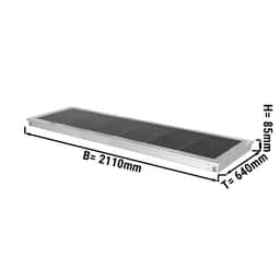 Einbau Warmhalteplatte - 2,1m - 6x GN 1/1