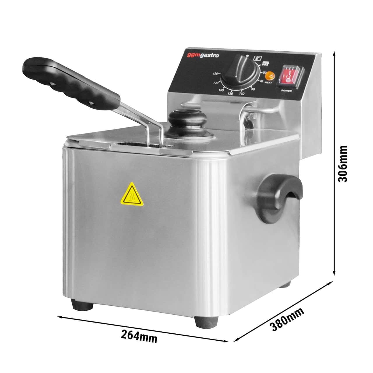 Elektro Fritteuse - 4 Liter - 2,5 kW