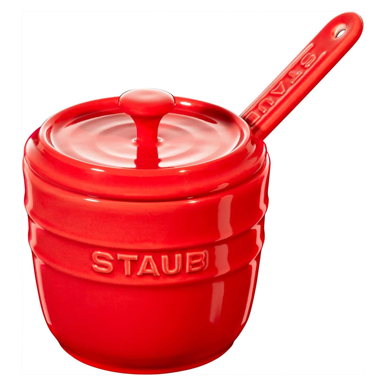 STAUB | CERAMIQUE - Cukřenka - Ø 90mm - keramika - třešňově červená