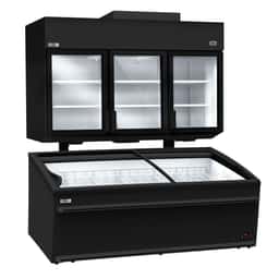 Wall-mounted refrigerated/freezer shelf - 2.1m - -18 ~ -23 °C or -6 ~ 6 °C - 6 shelves